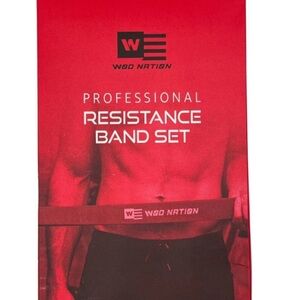 WOD Nation Red Resistance Band Set